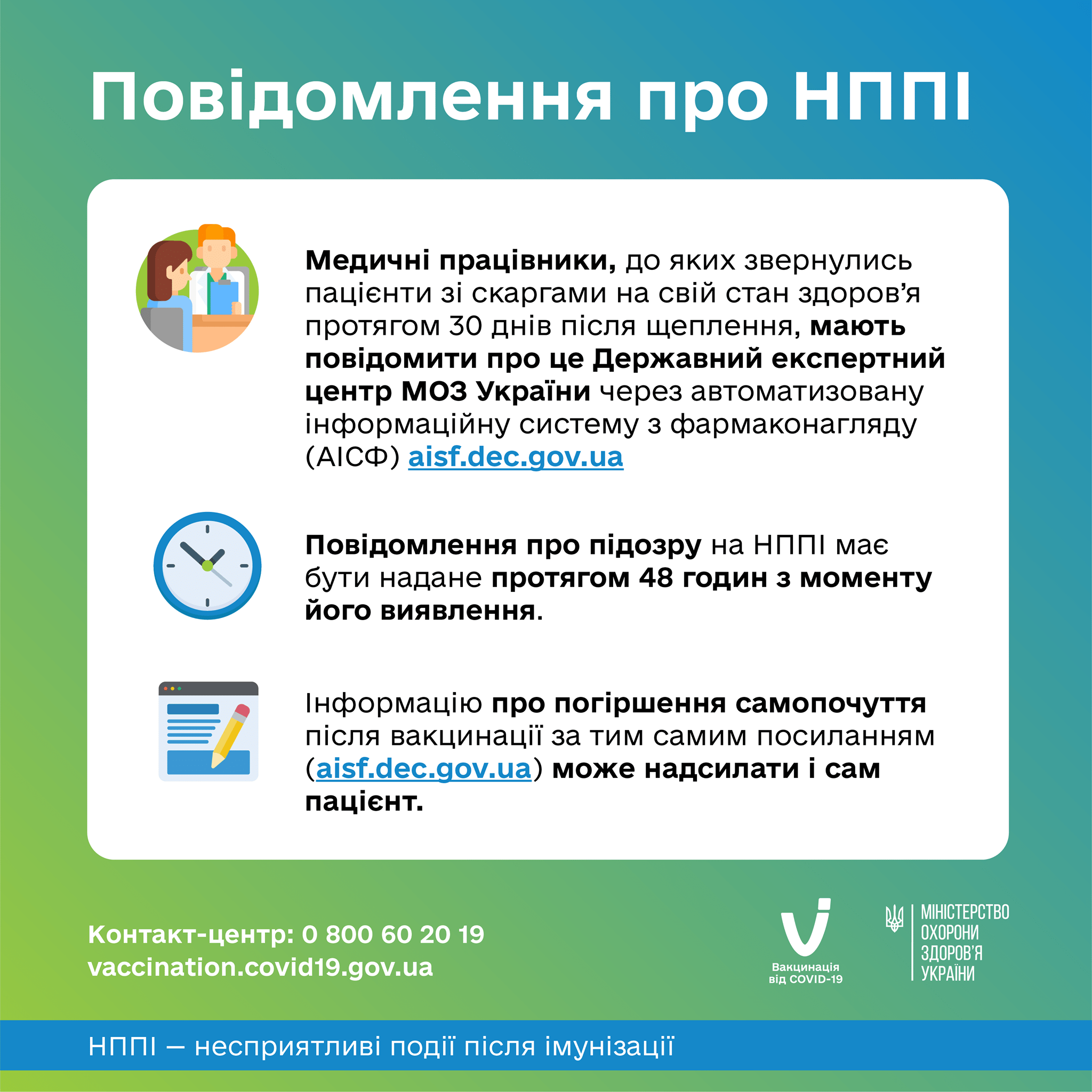 Після вакцинації від COVID-19 можуть виникати різні реакції, і це нормально